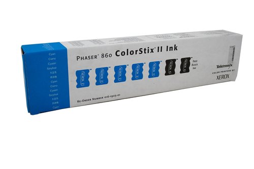 XEROX - Toner TEKTRONIX Phaser 860 5 ColorSTIX Cian + 2 Negro (Ref.16190301)