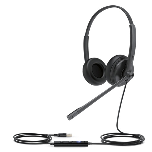 YEALINK - Auriculares biaurales USB (Ref.UH34 Dual Teams)