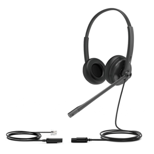 YEALINK - Auriculares biaurales cable RJ (Ref.YHS34 Dual)