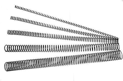 YOSAN - ESPIRAL METALICA paso 64 (5:1") NEGRO 38 mm CAJA de 25 (Ref.303424N38)