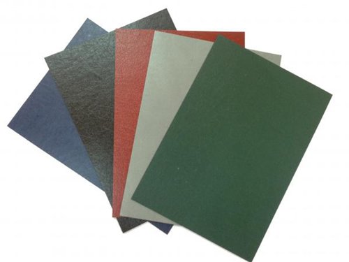 YOSAN - TAPA de ENCUADERNAR CARTON GOFRADO PIEL A3 0,8 mm GRIS CAJA de 50 (Ref.0510GPGR3)