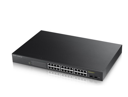 ZYXEL - GS1900-24HP Gestionado Gigabit Ethernet (10/100/1000) 1U Negro (Ref.GS190024HPV2-EU0101F)