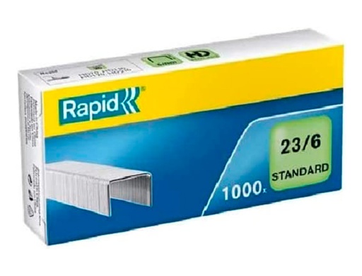 [1441093] RAPID - Grapas 1000 Ud 23/6 Galvanizada (Ref.24869100)