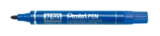 [2043693] PENTEL - ROTULADOR PERMANENTE PUNTA CONICA 4,3 MM (Ref.N50 AZUL)