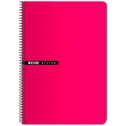[3043381] ENRI - Cuaderno 100h Folio Cuadricula 4x4 Rojo (Ref.100435749)