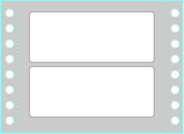 [1947932] TICO - Caja 500 PLIEGOS ETIQUETAS AUTOAD.EN CONTINUO DE PAPEL BLANCO PARA IMP. MATRICIALES (Ref.TAB1-0893)