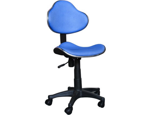 [2047207] Q-CONNECT - SILLA GIRATORIA RESPALDO MEDIO REGULABLE ALTURA 860+120MM DE ALTO 430MM ANCHO Y 440MM PROF. AZUL (Ref.KF10886)