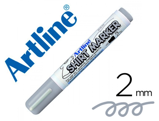 [2052823] ARTLINE - ROTULADOR CAMISETA IS PUNTA REDONDA 2 MM PARA USO EN CAMISETAS (Ref.EKT-2 GR)