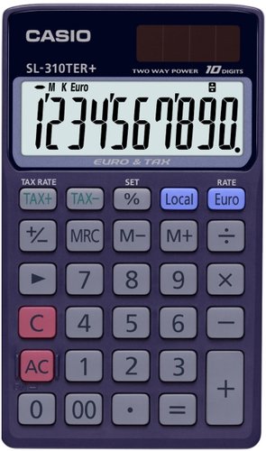[1393210] CASIO - Calculadora SL-310 TER 10 digitos (Ref.SL-310TER)