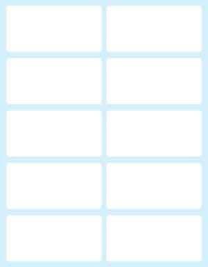 [1947909] TICO - Sobre 10 HOJAS ETIQUETAS ADHESIVAS BLANCAS 58X28 MM. (Ref.E-5828)