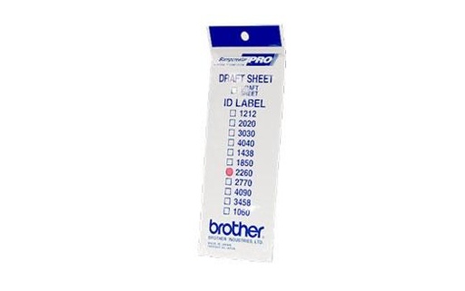 [9046029] BROTHER - Etiqueta precortada Pack 12 22X60mm Blanco (Ref.ID2260)