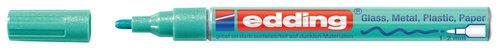 [1233144] EDDING - Marcador PERMANENTE 1-2MM. COLOR VERDE METALIZADO. 751-04 (Ref.751-074)