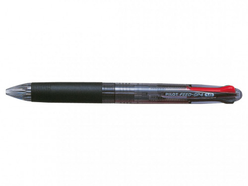 [1376180] PILOT - Boligrafo retractil Feed GP4 BEGREEN 4 colores trazo 0,7mm (Ref.BPKG-35RM-BT-BG / NGP4B)