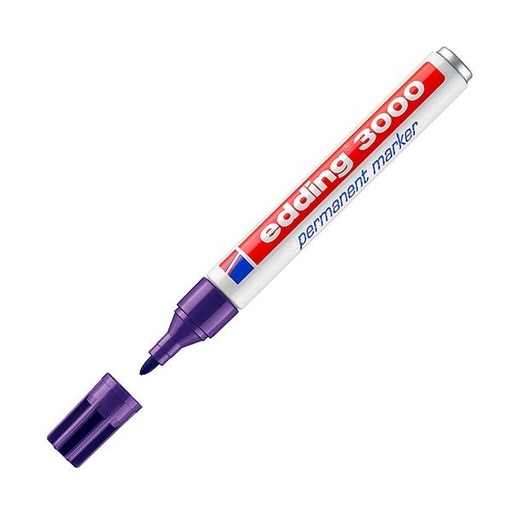 [1942227] EDDING - Marcador permanente punta redonda 1.5-3mm violeta (Ref.3000-08)