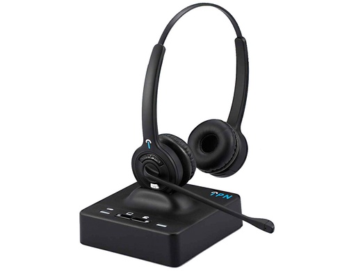 [2162574] ACCUTONE - Auricular dw1b inalambrico biaural con tecnologia eco dect conexion rj usb 9 horas de bateria 400 (Ref. DW1B)