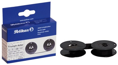 PELIKAN - CINTAS MAQUINA Gr.1D TRIUMPH/ADLER NYLON NEGRO (Ref.520833)