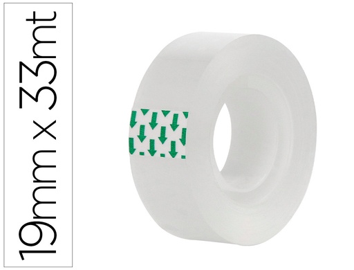 [2173956] GRENNING - CINTA ADHESIVA TRANSPARENTE rollo 33x19 - Caja 8u. (Ref.GN20)