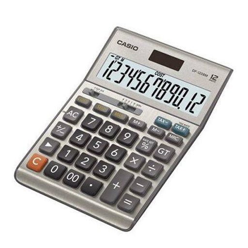 [DF-120BM] CASIO - CALCULADORA SOBREMESA 12 DIGITOS (Ref.DF-120BM)