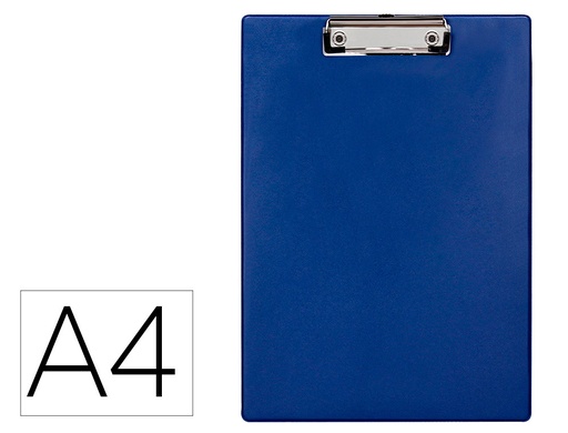 [KF14406] Q-CONNECT - PORTANOTAS A4 - AZUL - PLASTICO 50% RECICLADO  (Ref.KF14406)